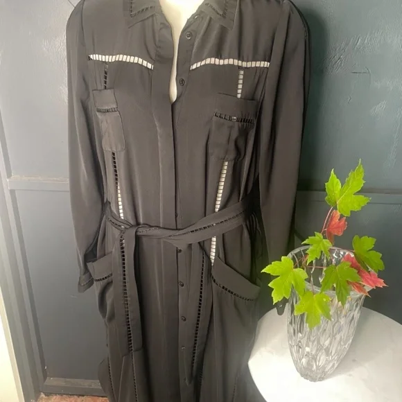 Ex Cond ZIMMERMANN black ladder dress size 3 - Picture 2 of 5